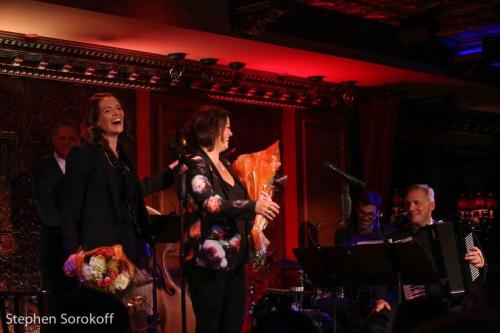 Romano Viazzani with Joanna Strand and Jacqui Tate at 54 Below in New York