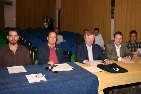 Castelfidardo Jury 2007 - Claudio Jacomucci, Li Cong, Friedrich Lips, Romano Viazzani and Alfred Melichar