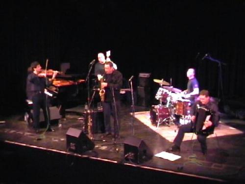 Romano Viazzani with Gilad Atzmon and the Orient House Ensemble at the Gems club in Singen, Germany 23-10-03