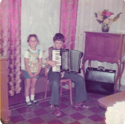 Romano Viazzani's first accordion