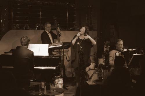 With Jacqui tate at The Pheasantry