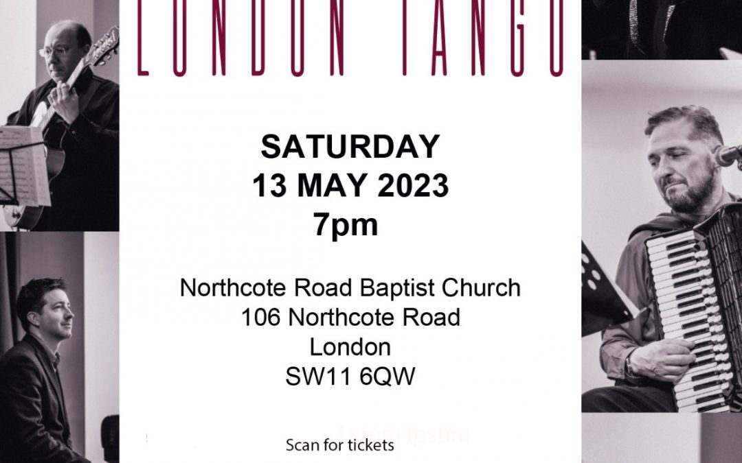 Northcote Road Baptist Church Concert Poster